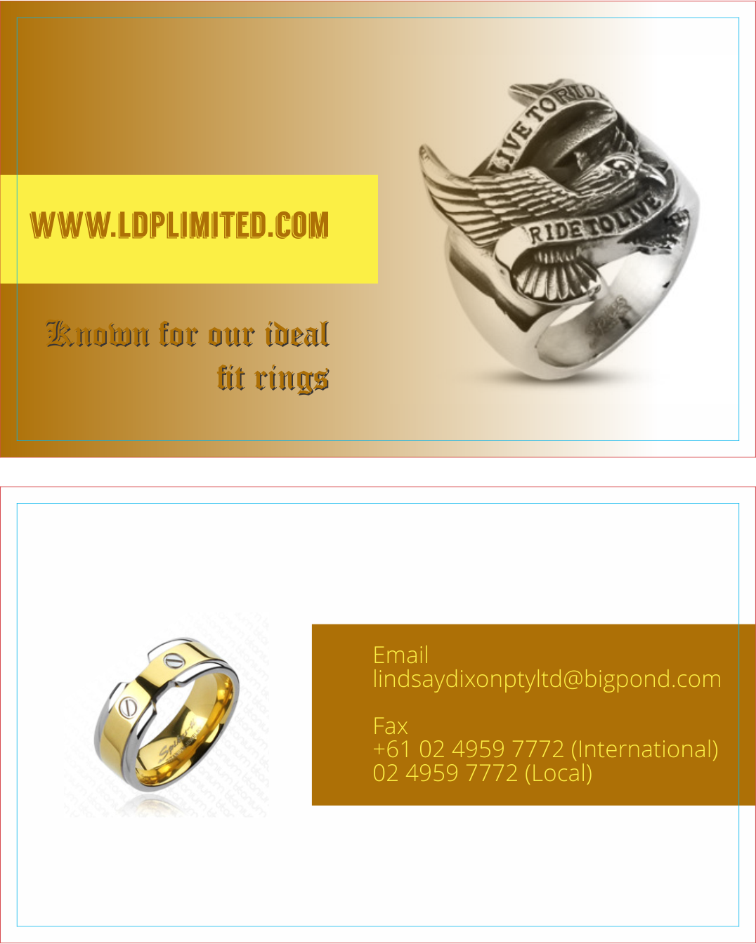 Business Card Design by barinix for LindsayDixonProprietaryLimited | Design #2893466