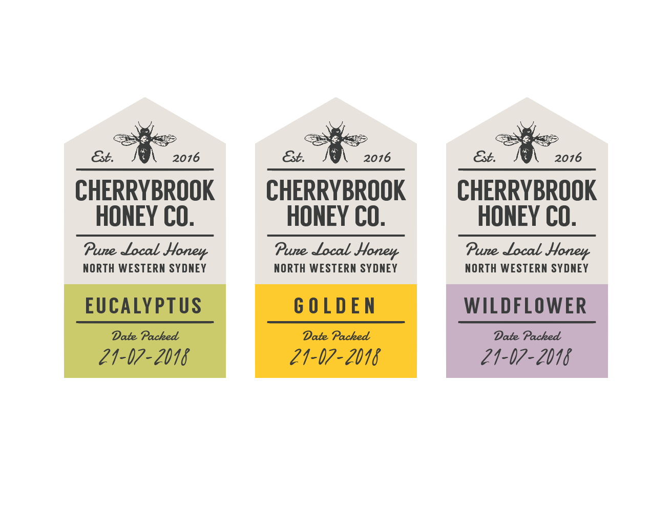 Design de Logo par wonderland pour Cherrybook Honey Company | Design #19601865