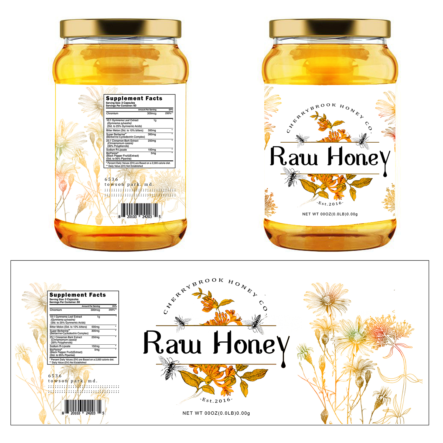 Design de Logo par sepid_designer pour Cherrybook Honey Company | Design #19607253