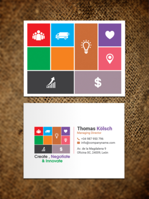Business Card Design by Sandaruwan for this project | Design #19597535