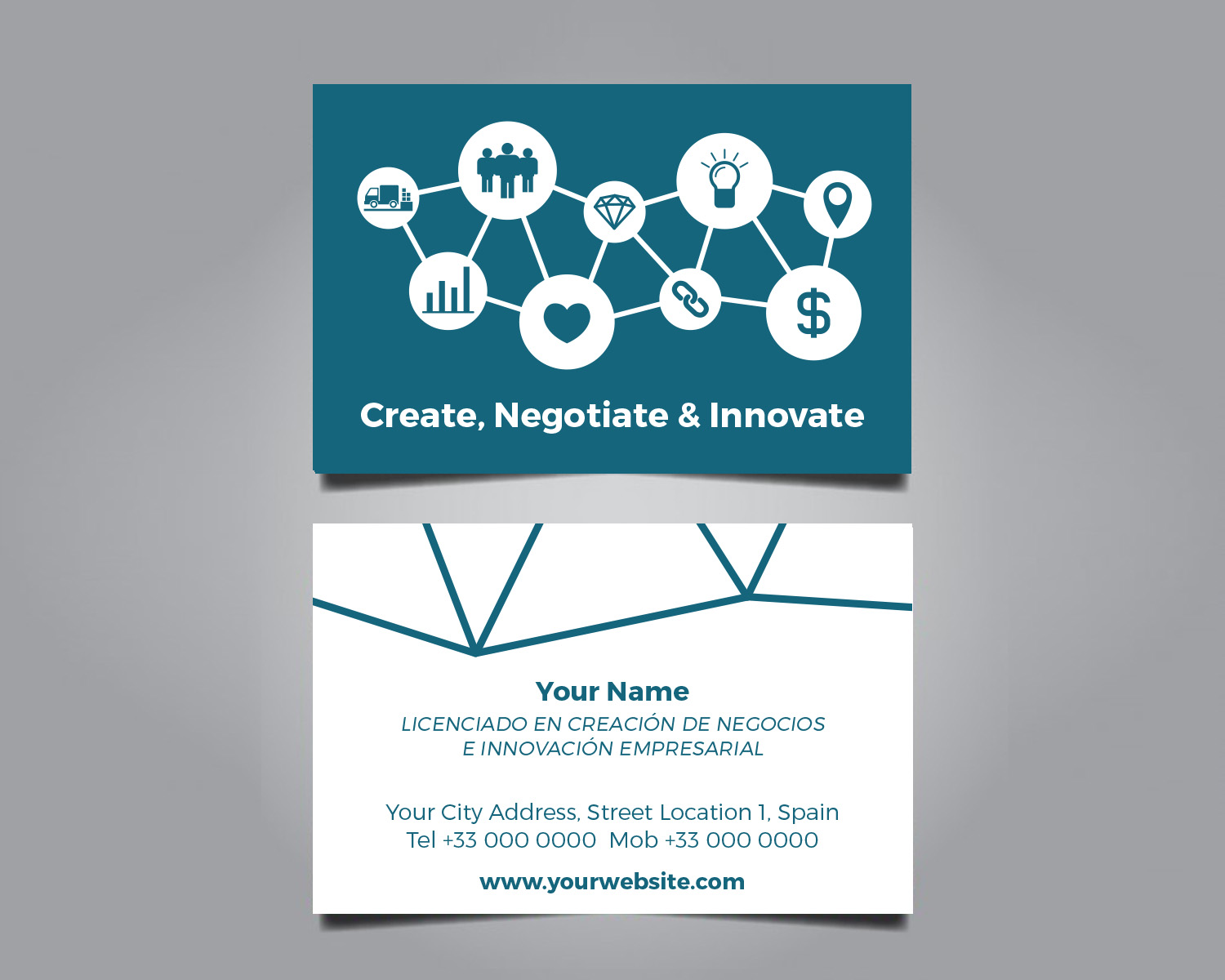 Business Card Design by lsabella Scanziani for this project | Design #19642436