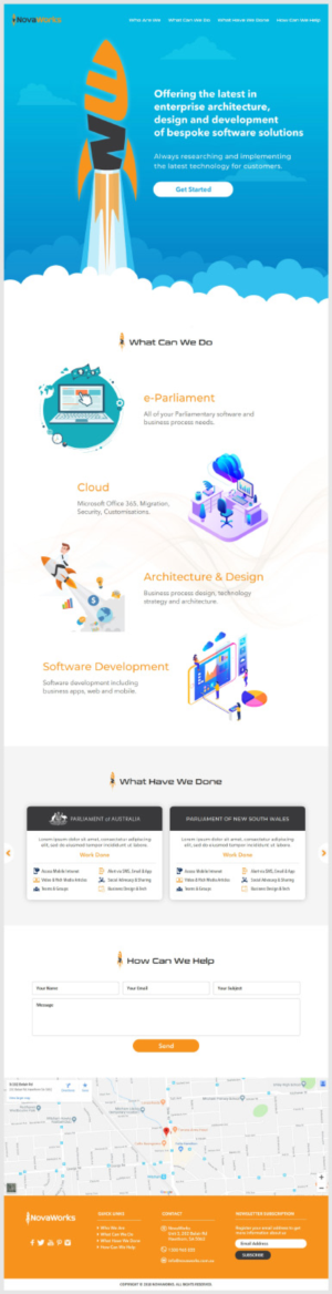 Web Design by -Marc- for Novaworks | Design: #20115192