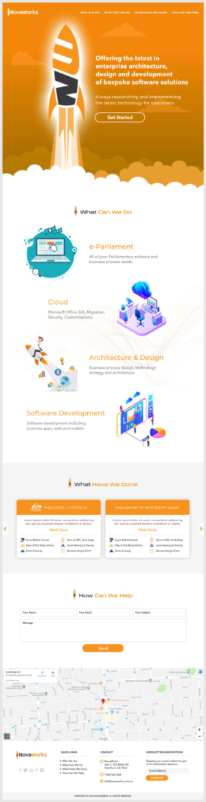 Web-Design von -Marc- für Novaworks | Design: #20115193