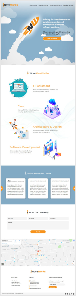 Web Design by -Marc- for Novaworks | Design: #20121192