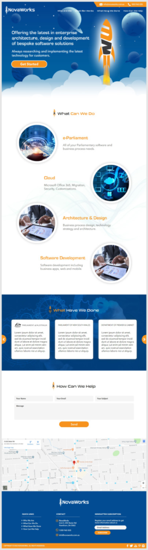 Web Design by -Marc- for Novaworks | Design: #20121193