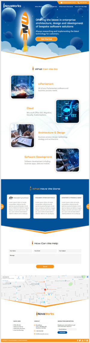 Web Design by -Marc- for Novaworks | Design: #20121242