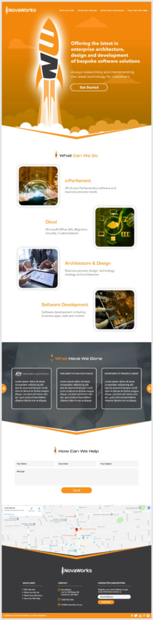 Web Design by -Marc- for Novaworks | Design: #20191421