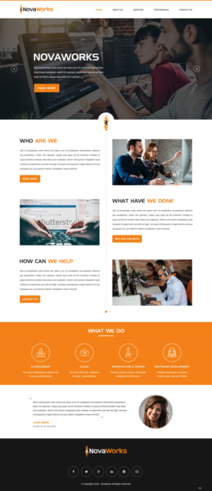 Web-Design von pb für Novaworks | Design: #20074379
