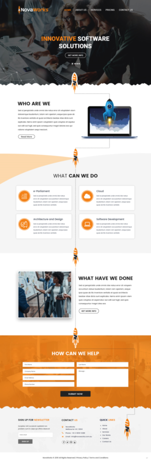Web-Design von pb für Novaworks | Design: #20074382
