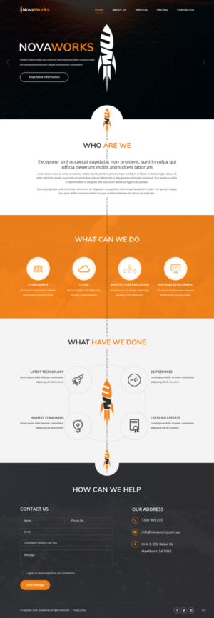 Web-Design von pb für Novaworks | Design: #20074386