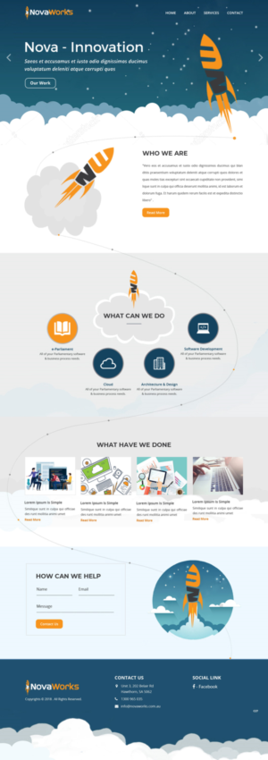 Web-Design von pb für Novaworks | Design: #20074387