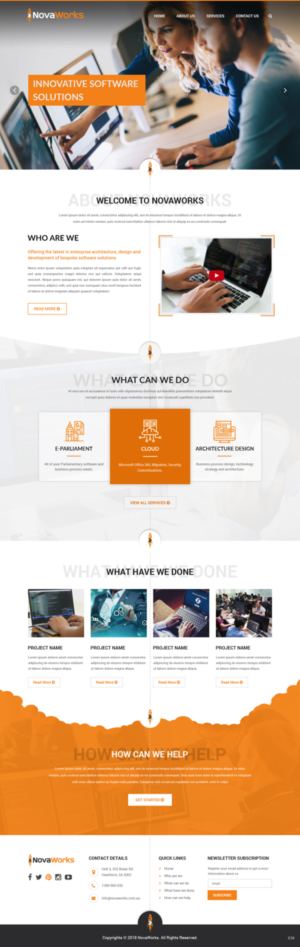 Web-Design von pb für Novaworks | Design: #20074389