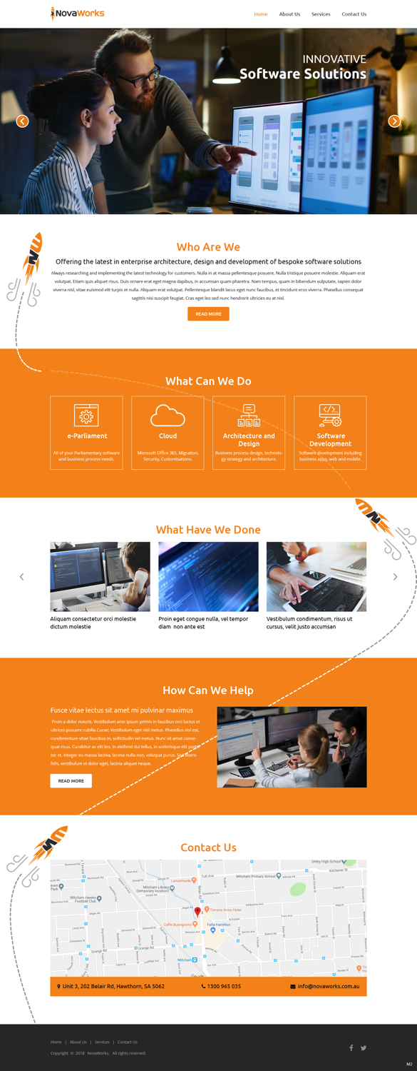 Web Design par pb pour Novaworks | Design #20074398