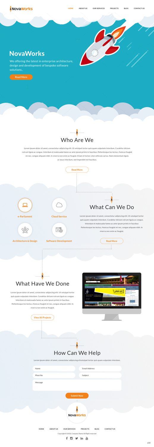 Web Design by pb for Novaworks | Design #20074399