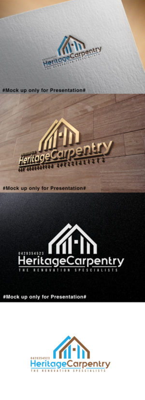 Logo Design by designmind78 for Heritage Carpentry Pty Ltd | Design: #19587786