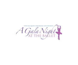 Port Macquarie Performing Arts presents A Gala Night at the Ballet | Design de Logo par Andrés Sebastián