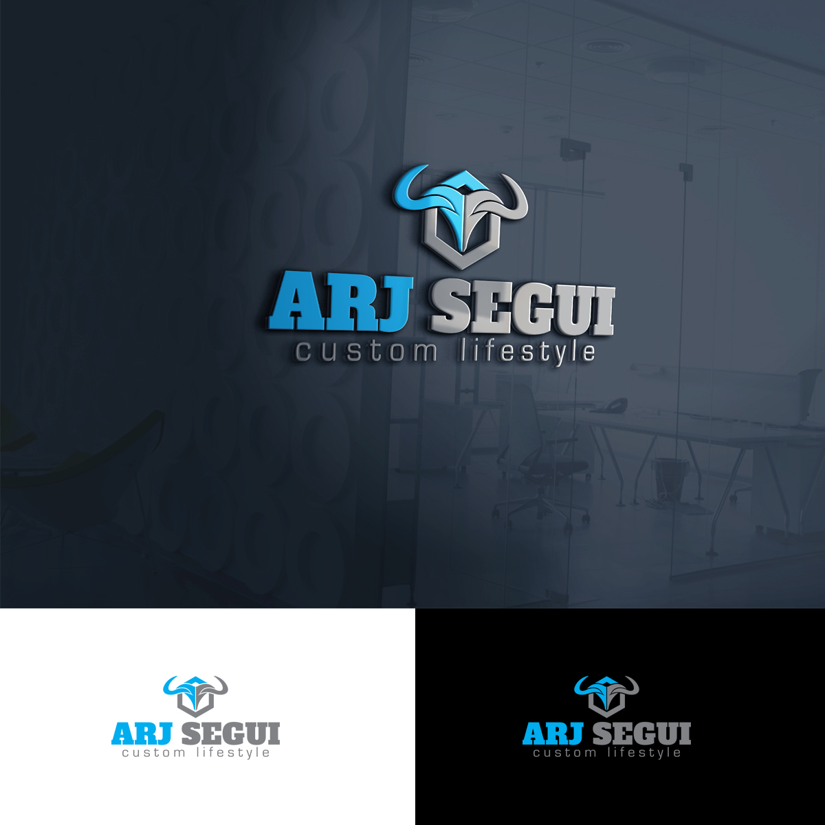 Logo Design by graphicancers for ARJ SEGUI CUSTOM LIFESTYLE | Design: #19588503