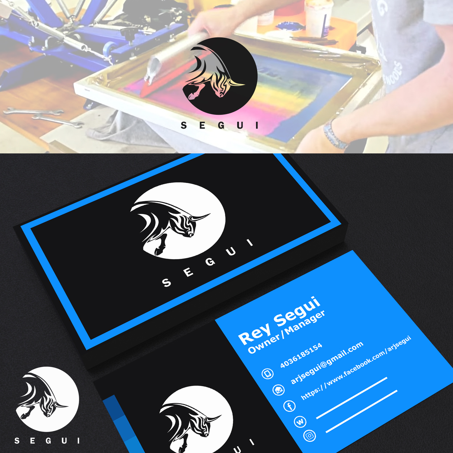 Logo Design by gfxtigers for ARJ SEGUI CUSTOM LIFESTYLE | Design #19585220