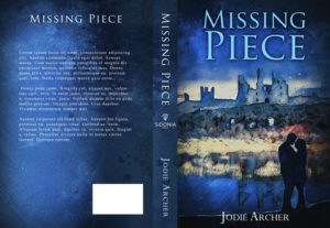 Missing Piece (A Romance novel set in Britain by a castle in Northumberland. Gothic themes, mostly c | Diseño de portada de libro por Wally_F
