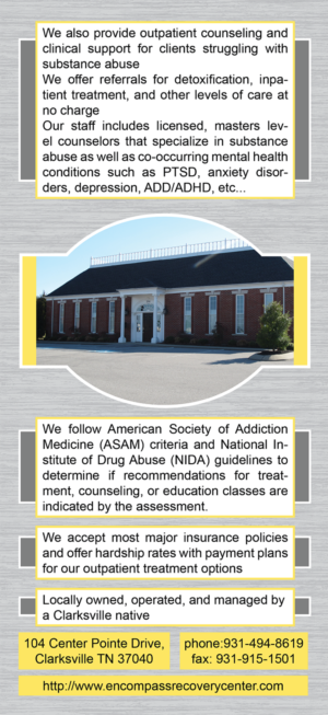 Flyer Design by Sheingart for Encompass Health & Recovery Center | Design #19589532