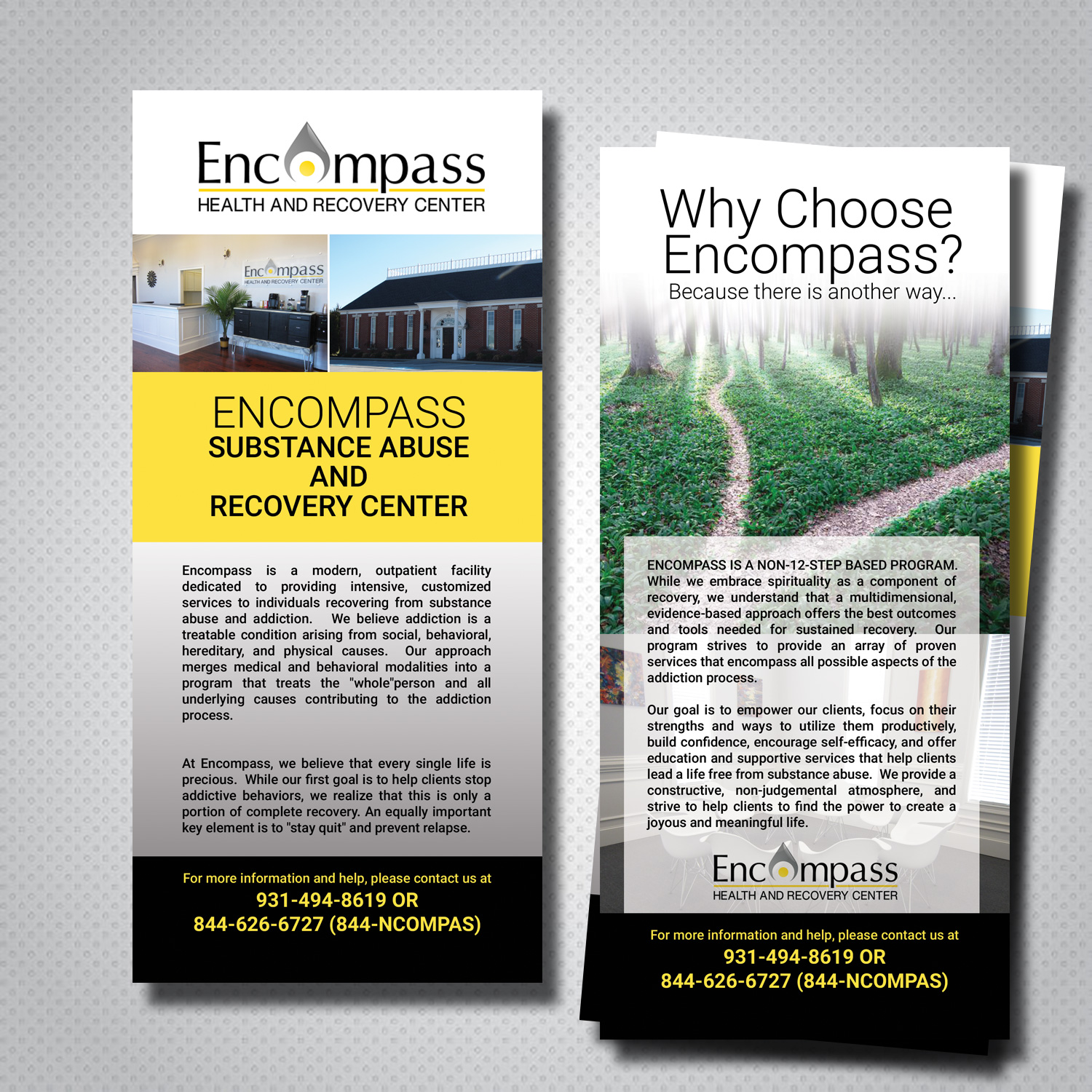Flyer-Design von uk für Encompass Health & Recovery Center | Design #19596695