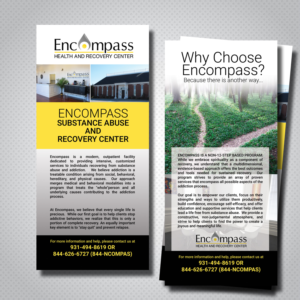 Flyer-Design von uk für Encompass Health & Recovery Center | Design: #19596695