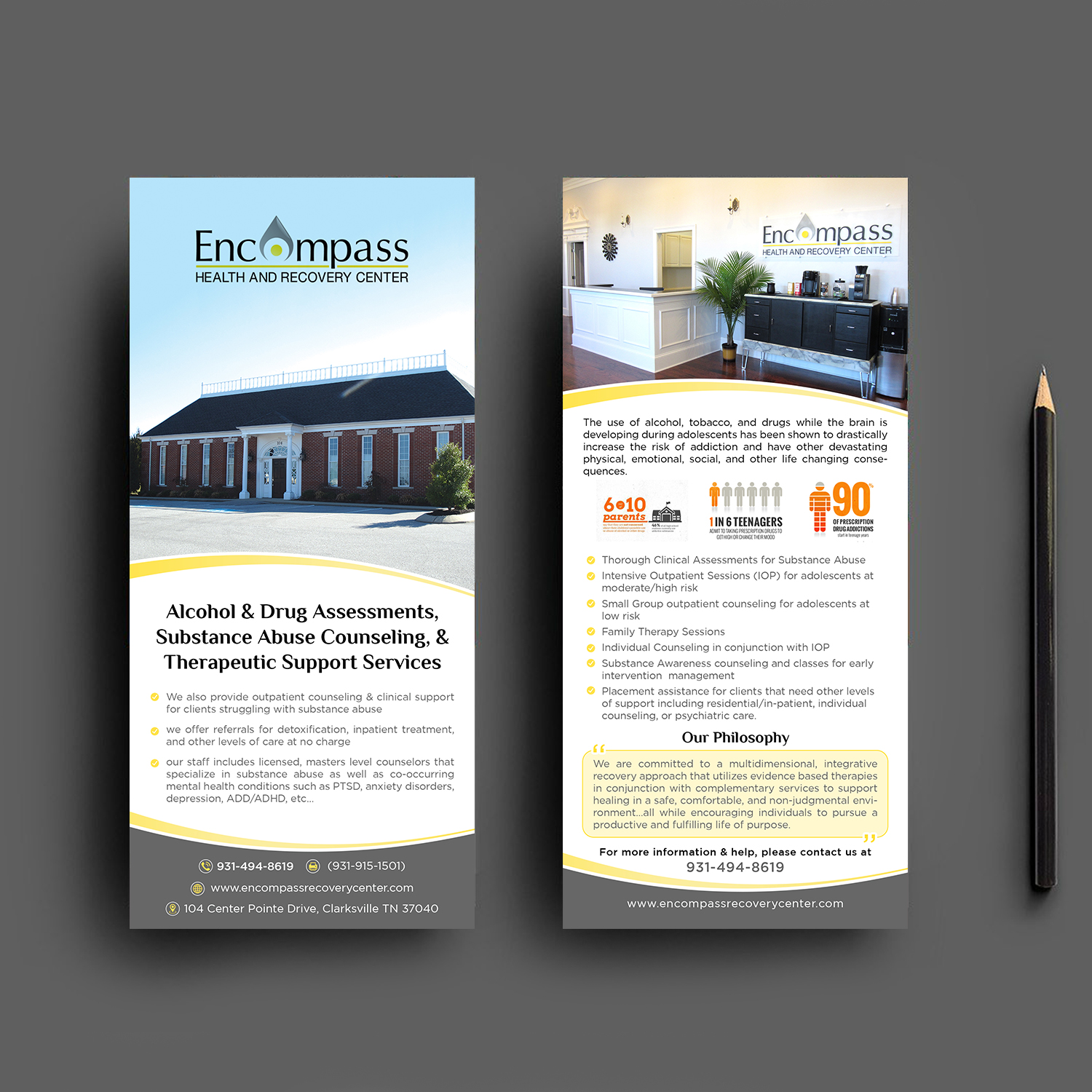 Flyer-Design von debdesign für Encompass Health & Recovery Center | Design #19592350
