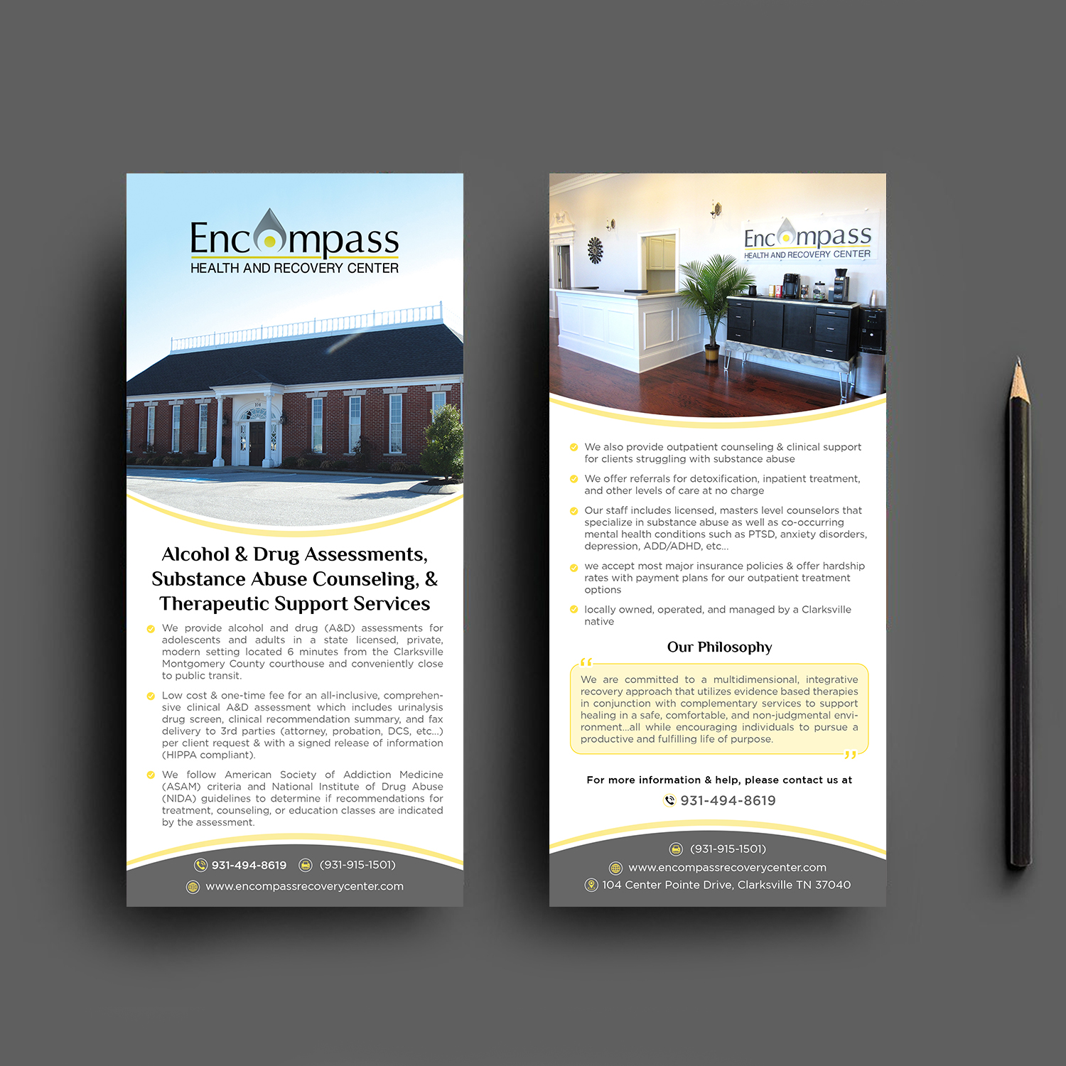 Flyer-Design von debdesign für Encompass Health & Recovery Center | Design #19615230