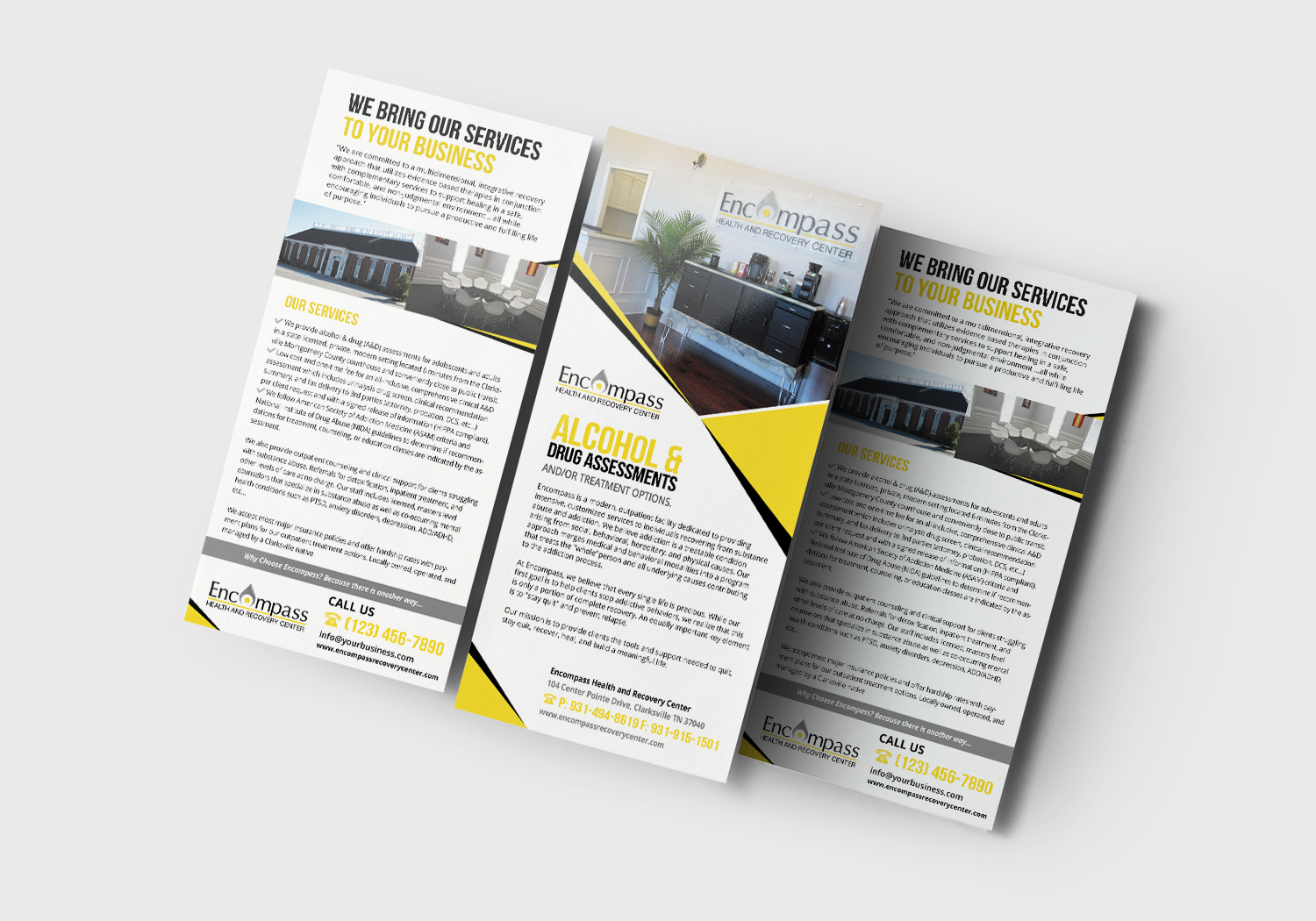 Flyer-Design von FutureDesigne für Encompass Health & Recovery Center | Design #19603872