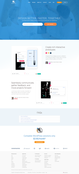 Web Design by Ayesha Khan for Elephant IQ | Design #19621984