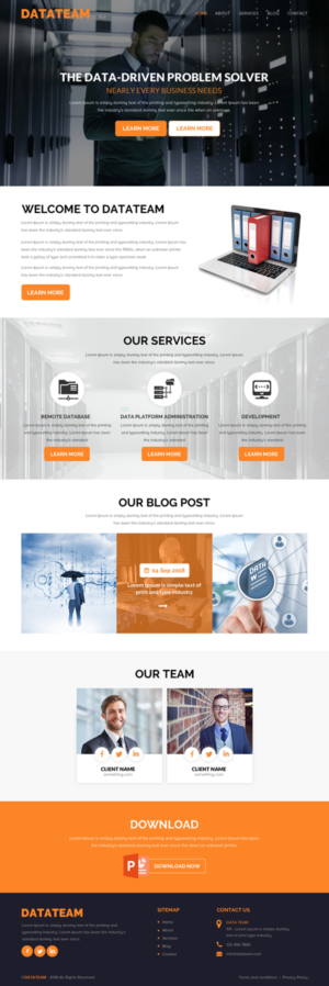 Web Design par rightway pour ce projet | Design : #19641149