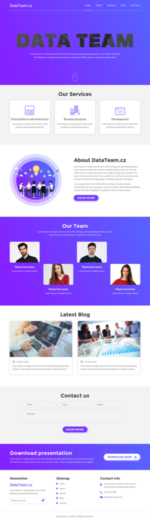 Web Design par rightway pour ce projet | Design : #19641152