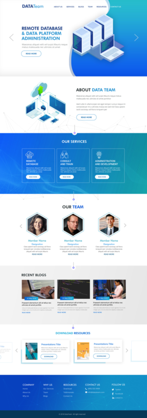 Web Design by Graphicganesh for this project | Design #19634717