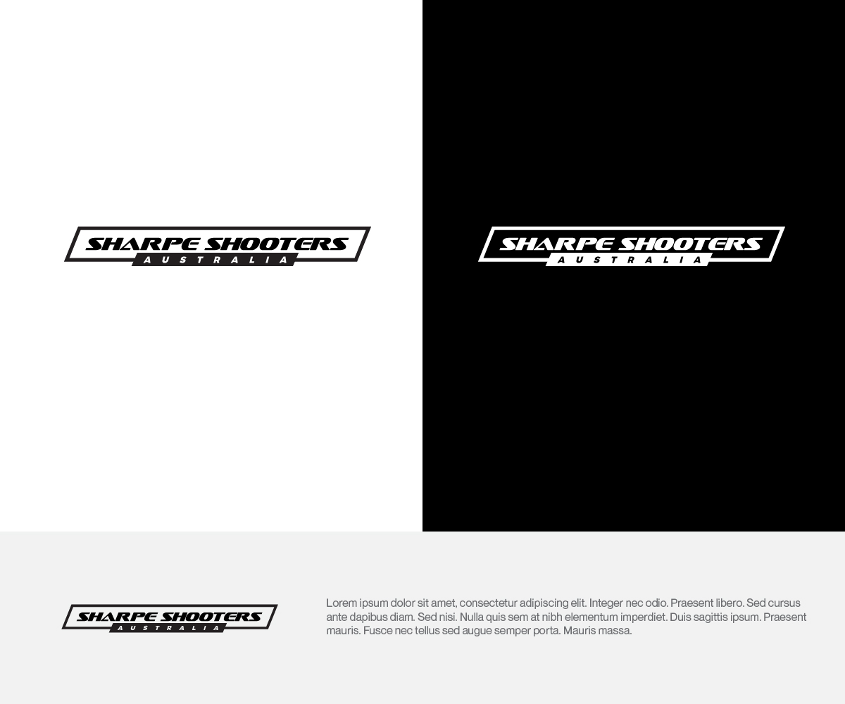 Logo Design by thom85 for Sharpe Shooters Australia | Design #19647175