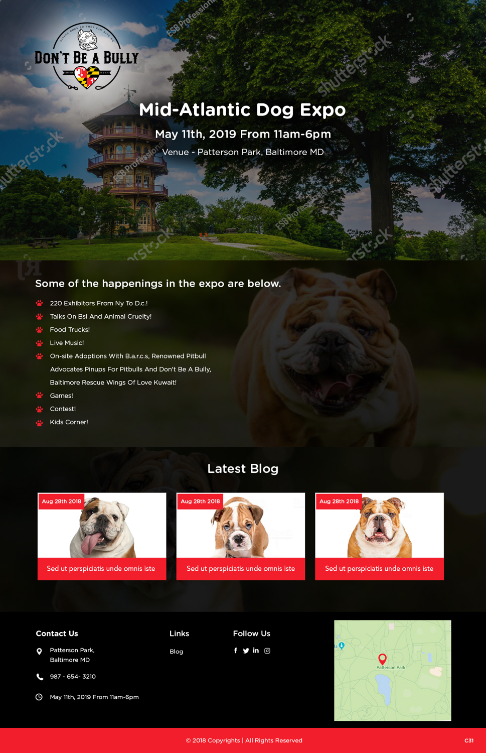 Web Design by pb for Don't Be A Bully | Design #19588286