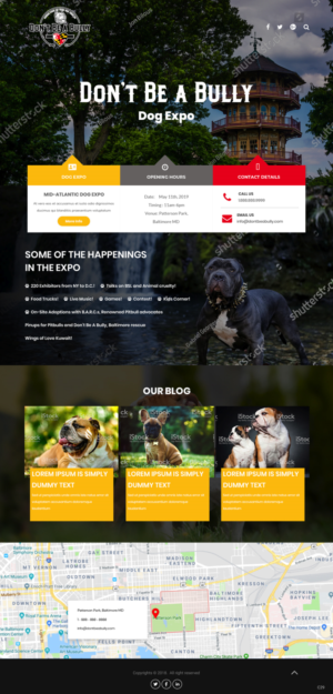 Diseño Web por pb para Don't Be A Bully | Diseño: #19588287