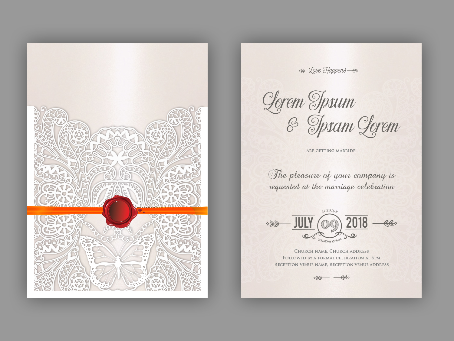 Invitation Design by SAI DESIGNS for RED LEAVES GIFT(HONGKONG).CO.LTD | Design #19667611