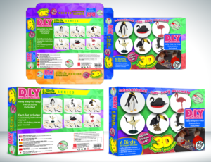 3D paper puzzle packing box for 6 pcs | Diseño de Empaque por Lezette_G