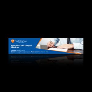 Banner-Design von M K G für Fort Orange Claim Service, Inc. | Design: #19651382