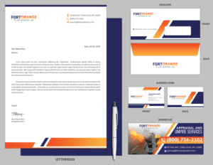 Line One: Fort Orange Claim Service, Inc. Line two: Appraisal and Umpire Services | Banner-Design von SAI DESIGNS