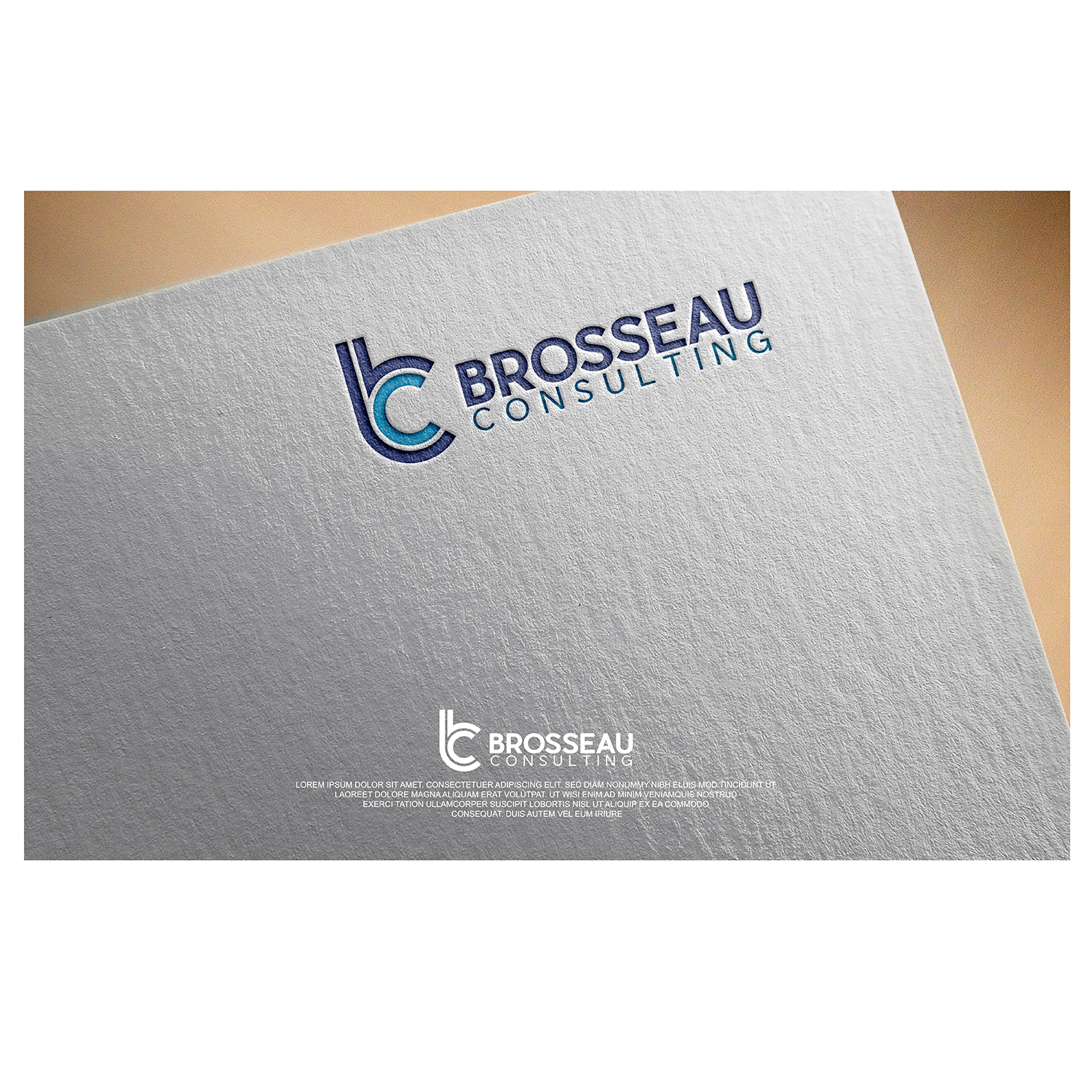 Logo Design by Superbeam for Brosseau Consulting LLC | Design #19593642