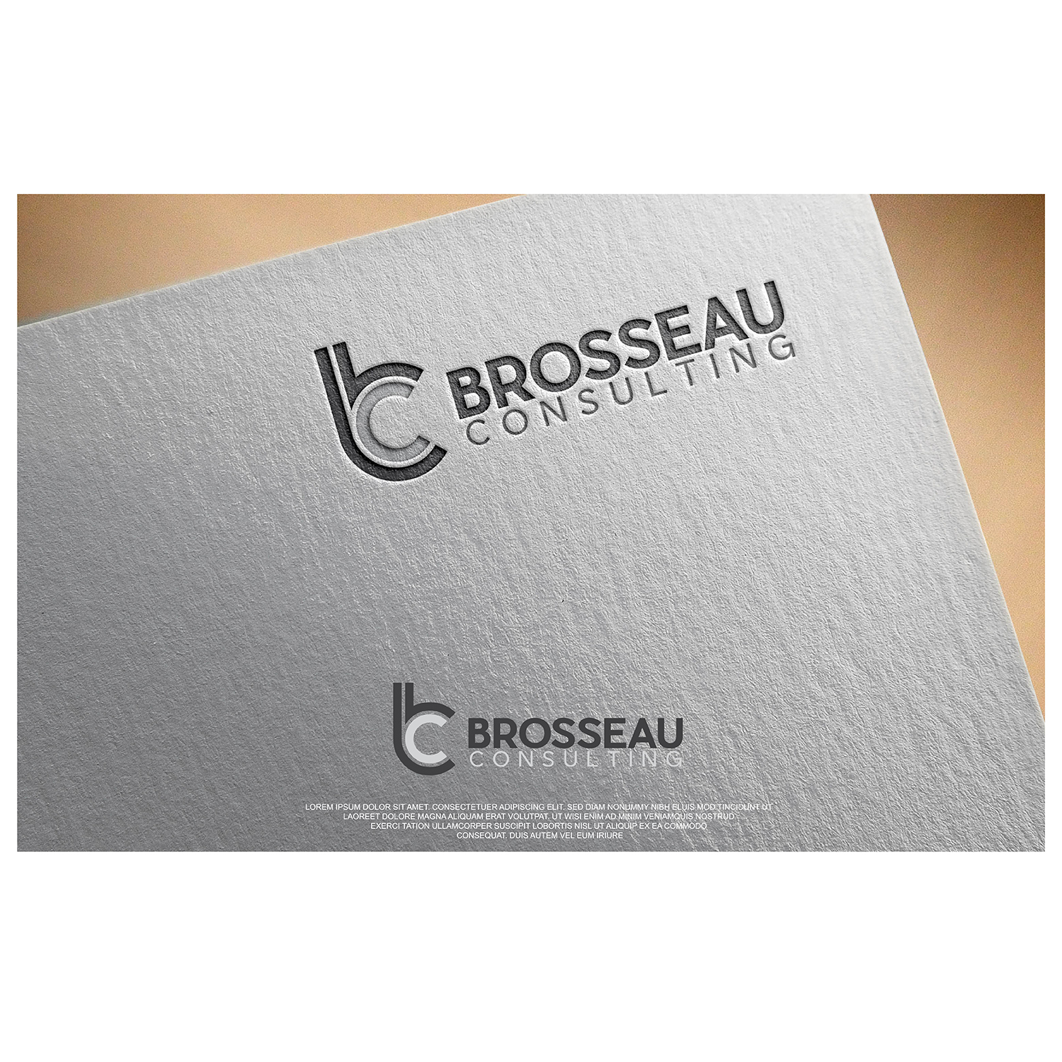 Logo Design by Superbeam for Brosseau Consulting LLC | Design #19598887