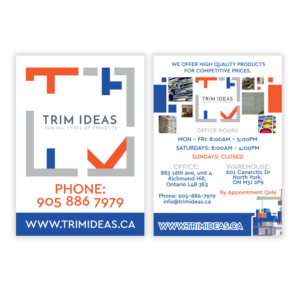 Trim Ideas needs 2 posters | Design Graphique par at-as