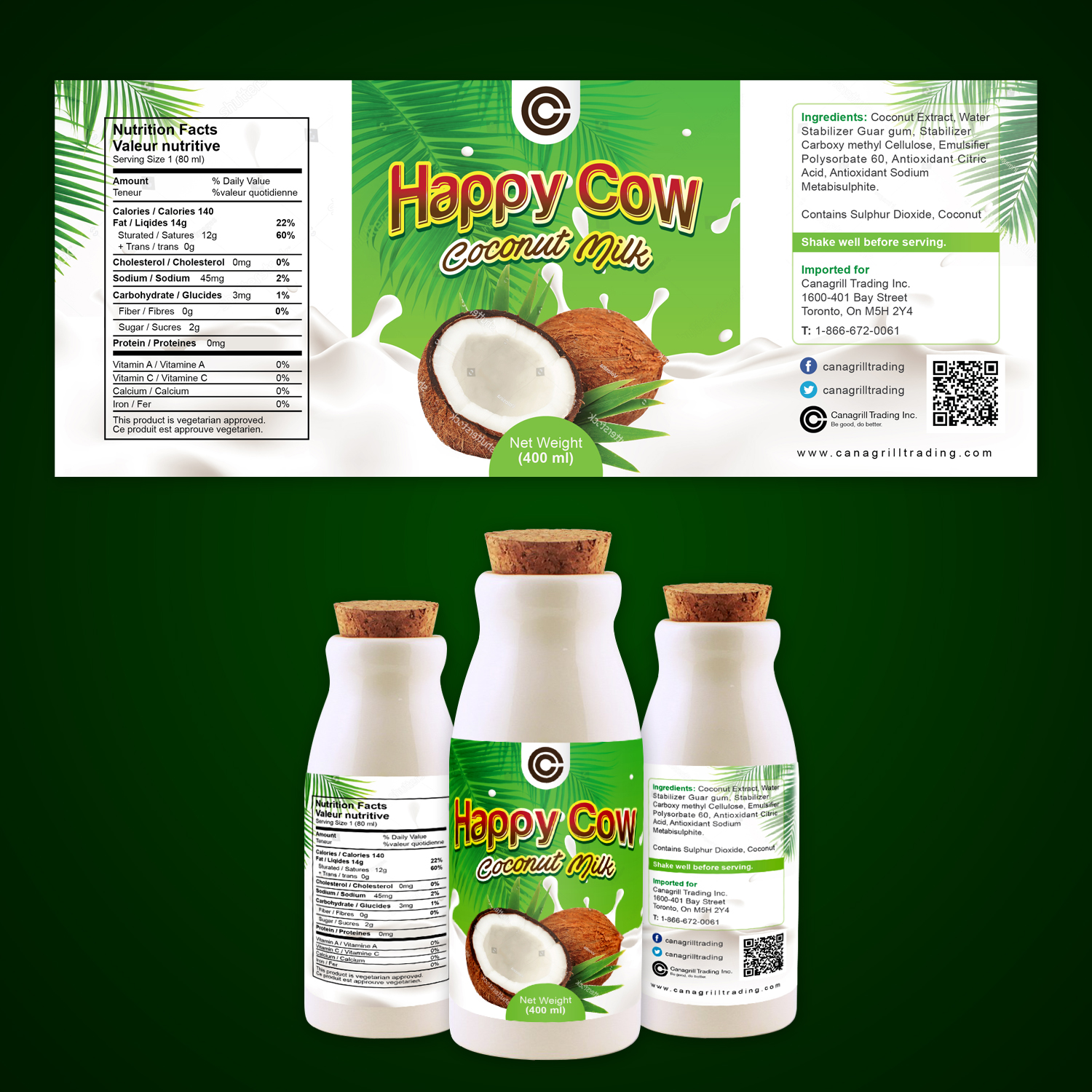 Label Design by Maxo-Biz for Canagrill Trading Inc | Design #19596646