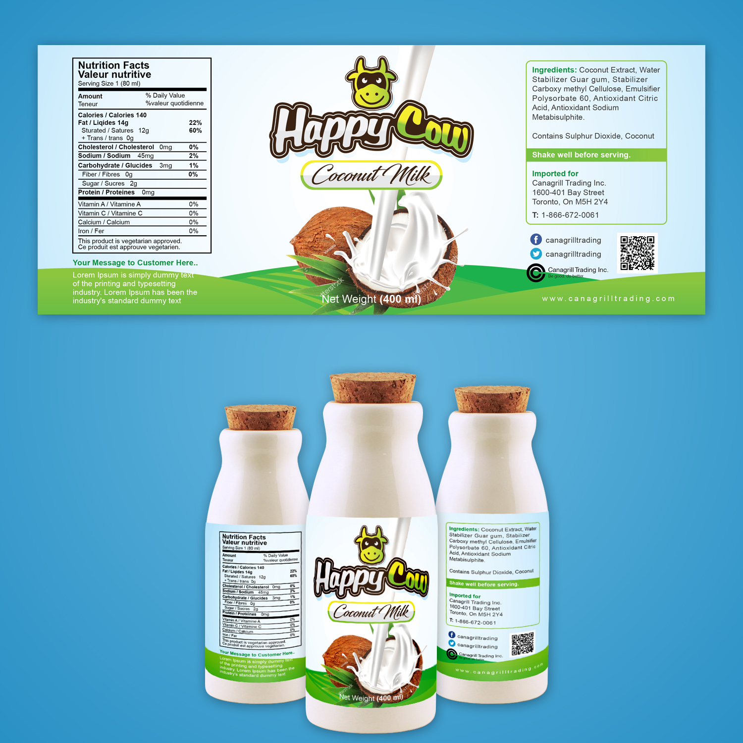 Label Design by Maxo-Biz for Canagrill Trading Inc | Design #19619999