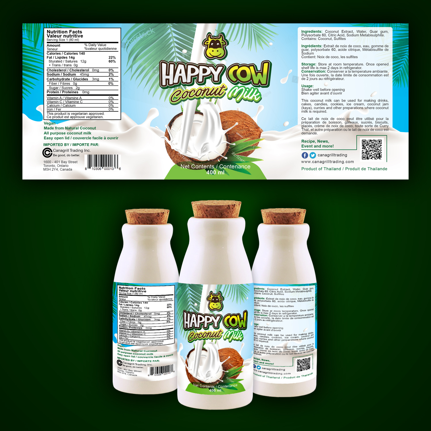 Label Design by Maxo-Biz for Canagrill Trading Inc | Design #19629391