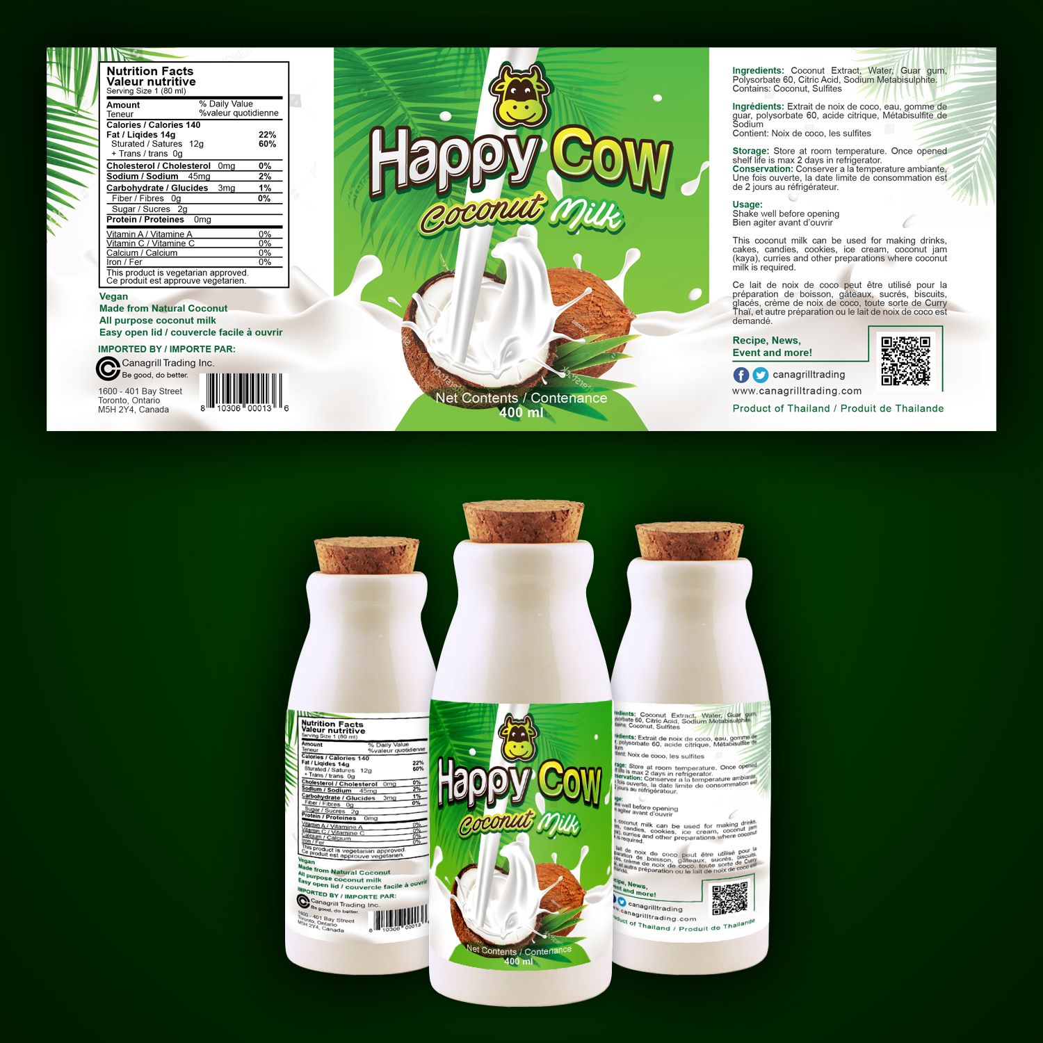 Label Design by Maxo-Biz for Canagrill Trading Inc | Design #19629393