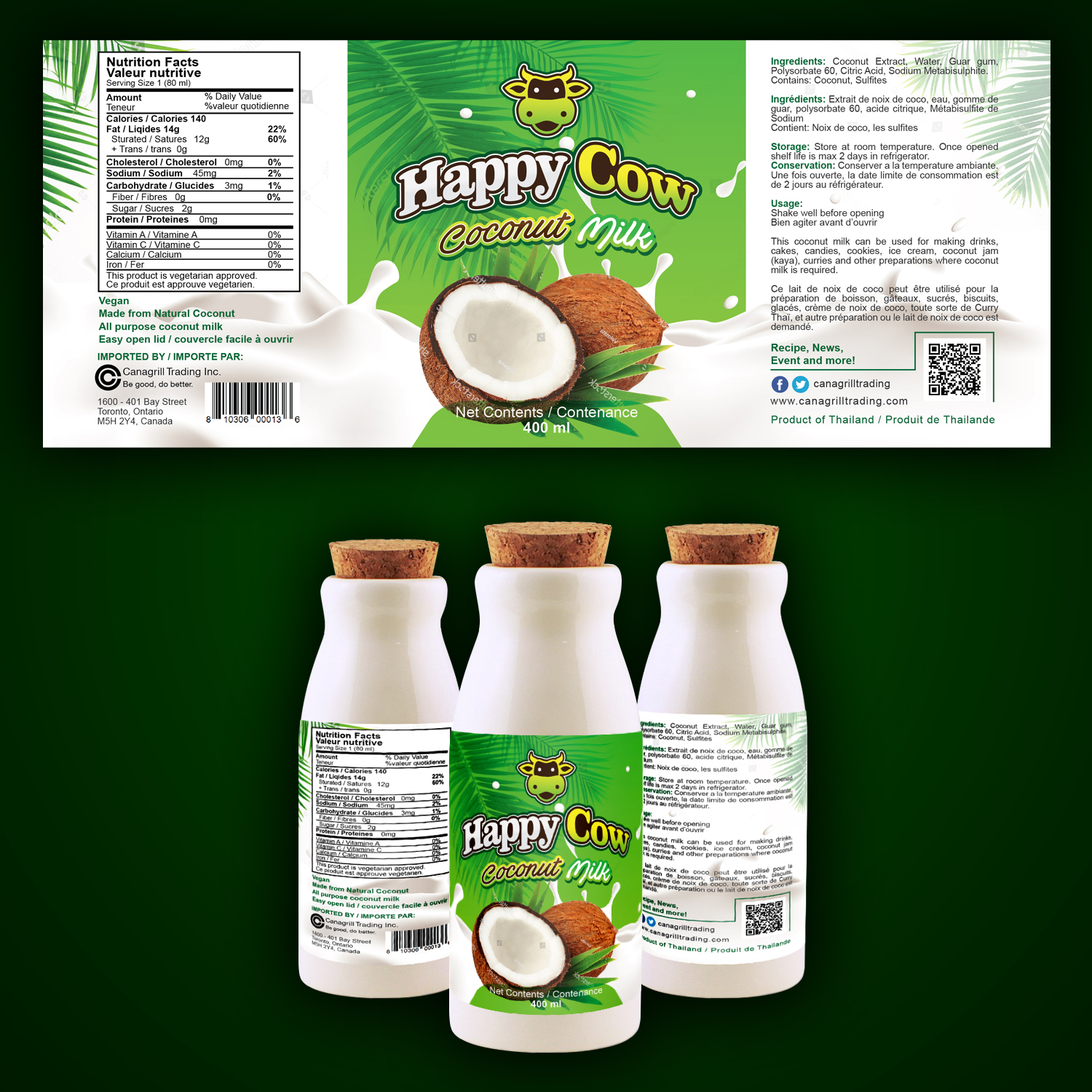 Label Design by Maxo-Biz for Canagrill Trading Inc | Design #19647146