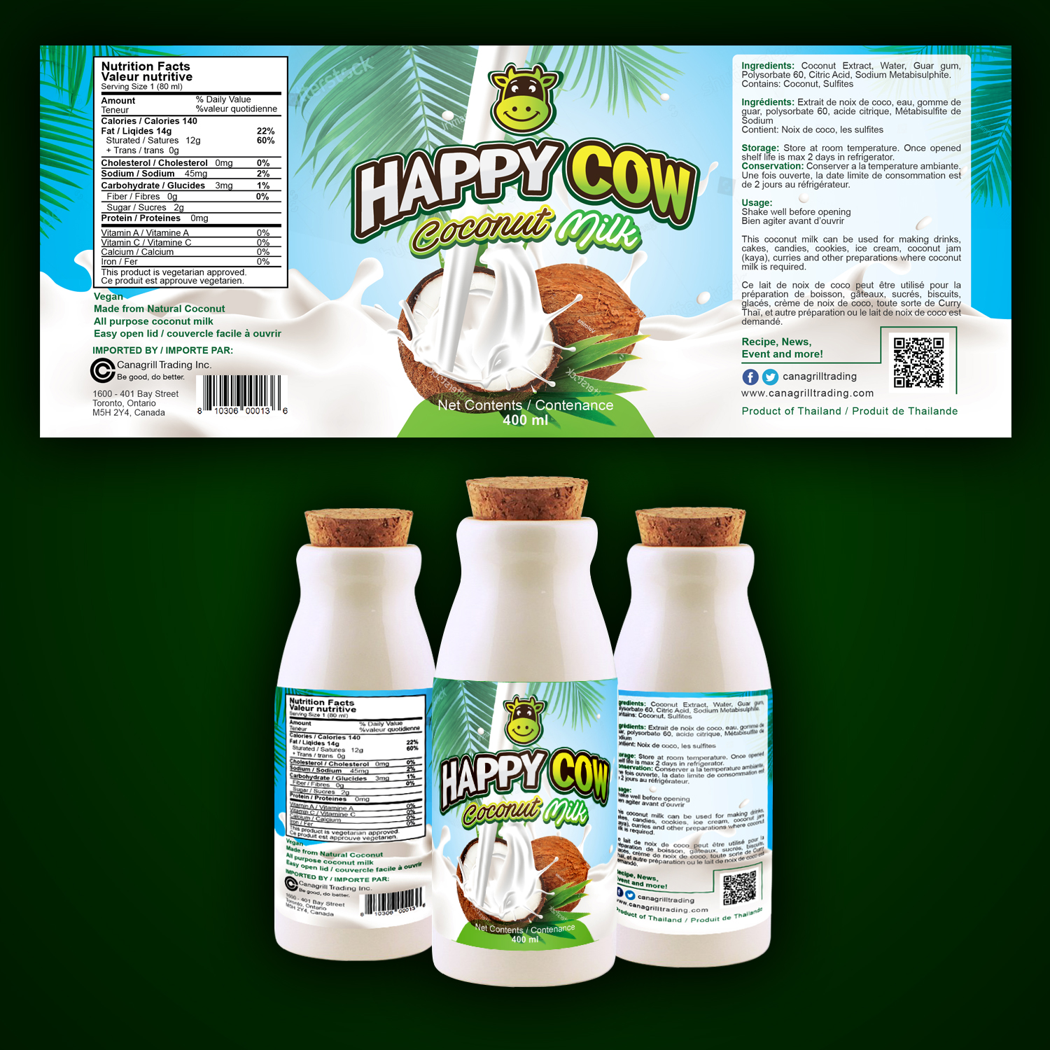 Label Design by Maxo-Biz for Canagrill Trading Inc | Design #19647147