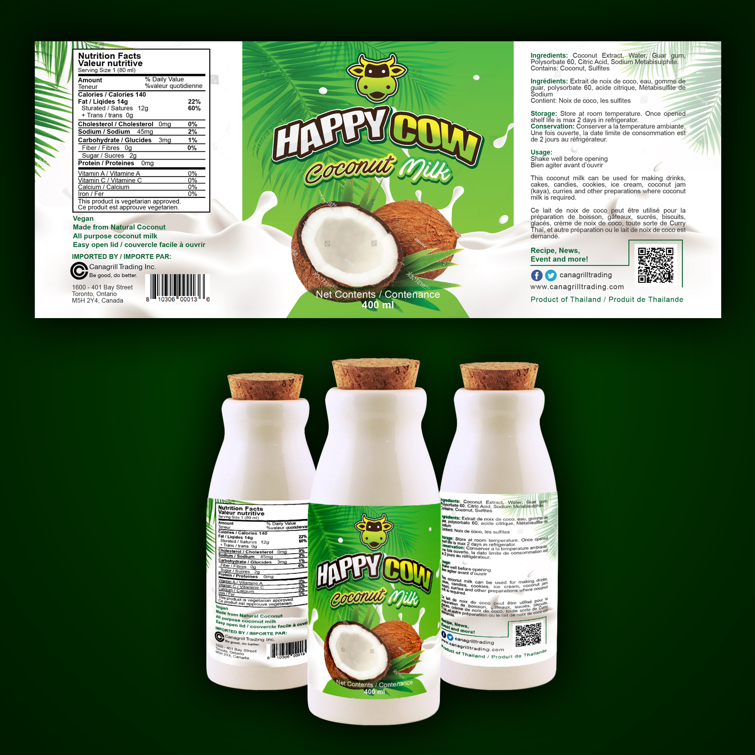 Label Design by Maxo-Biz for Canagrill Trading Inc | Design #19647149